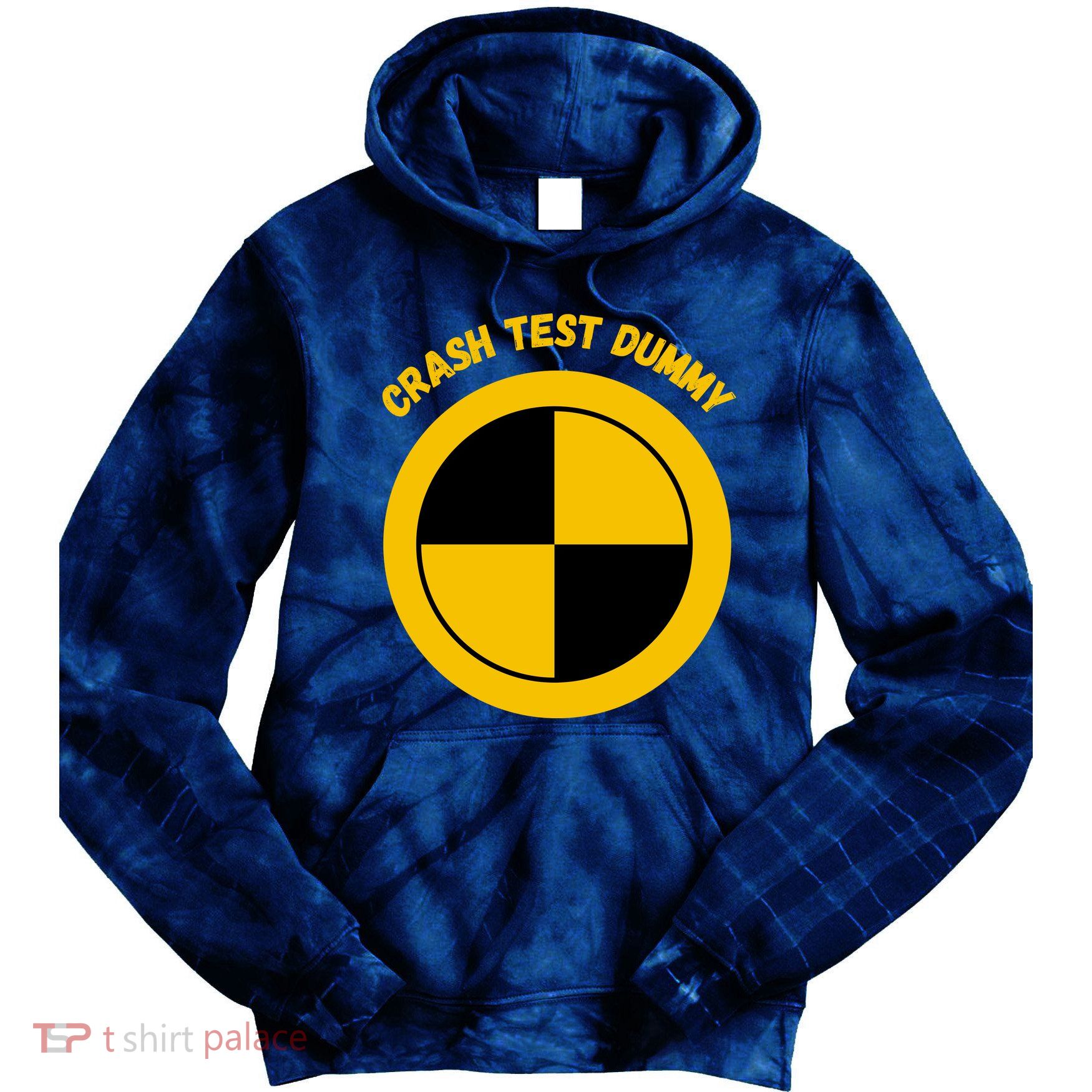 Crash Test Dummy Costume Tie Dye Hoodie