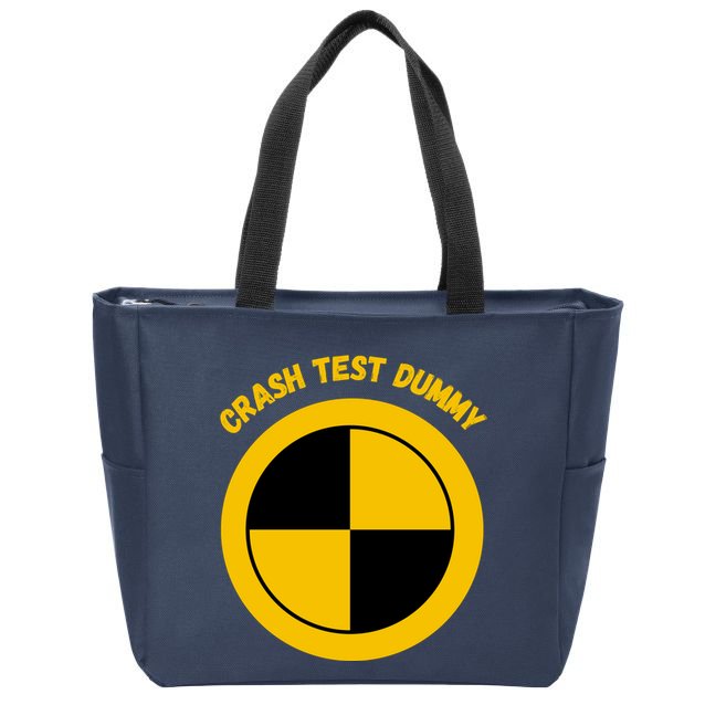 Crash Test Dummy Costume Zip Tote Bag
