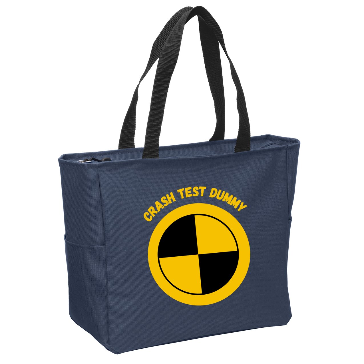 Crash Test Dummy Costume Zip Tote Bag