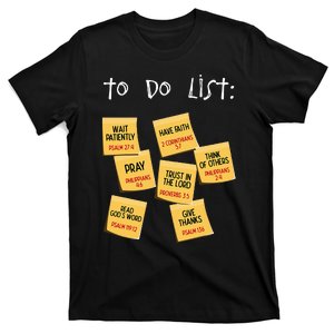 Christian To Do List Christian Planner T-Shirt