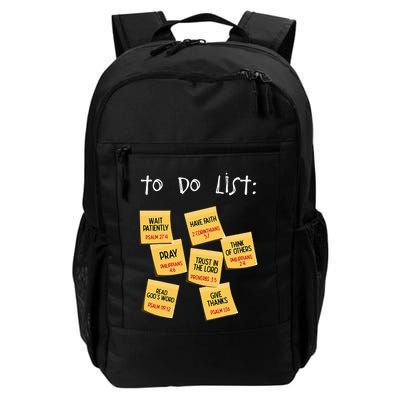 Christian To Do List Christian Planner Daily Commute Backpack
