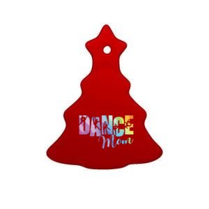 Cute Tiedye Dance Mom Mothers Day Ceramic Tree Ornament