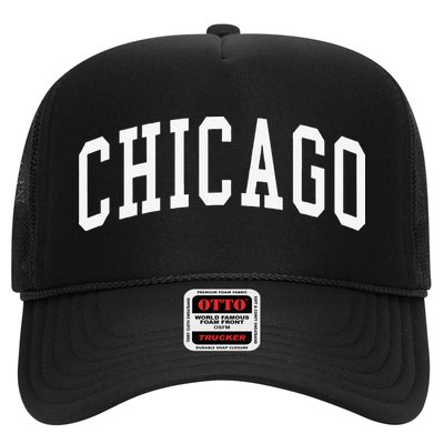 Chicago Throwback Design Classic Trucker Hat