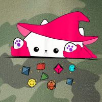 Cat Throwing Dice Tabletop Games Legacy Tie Dye Trucker Hat