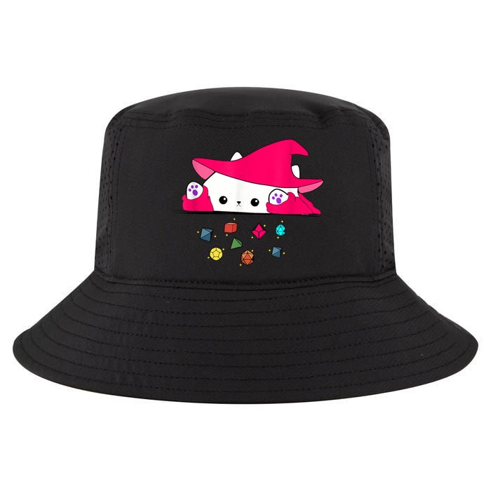 Cat Throwing Dice Tabletop Games Cool Comfort Performance Bucket Hat