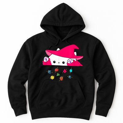 Cat Throwing Dice Tabletop Games Hoodie