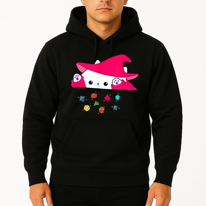 Cat Throwing Dice Tabletop Games Hoodie