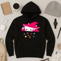Cat Throwing Dice Tabletop Games Hoodie