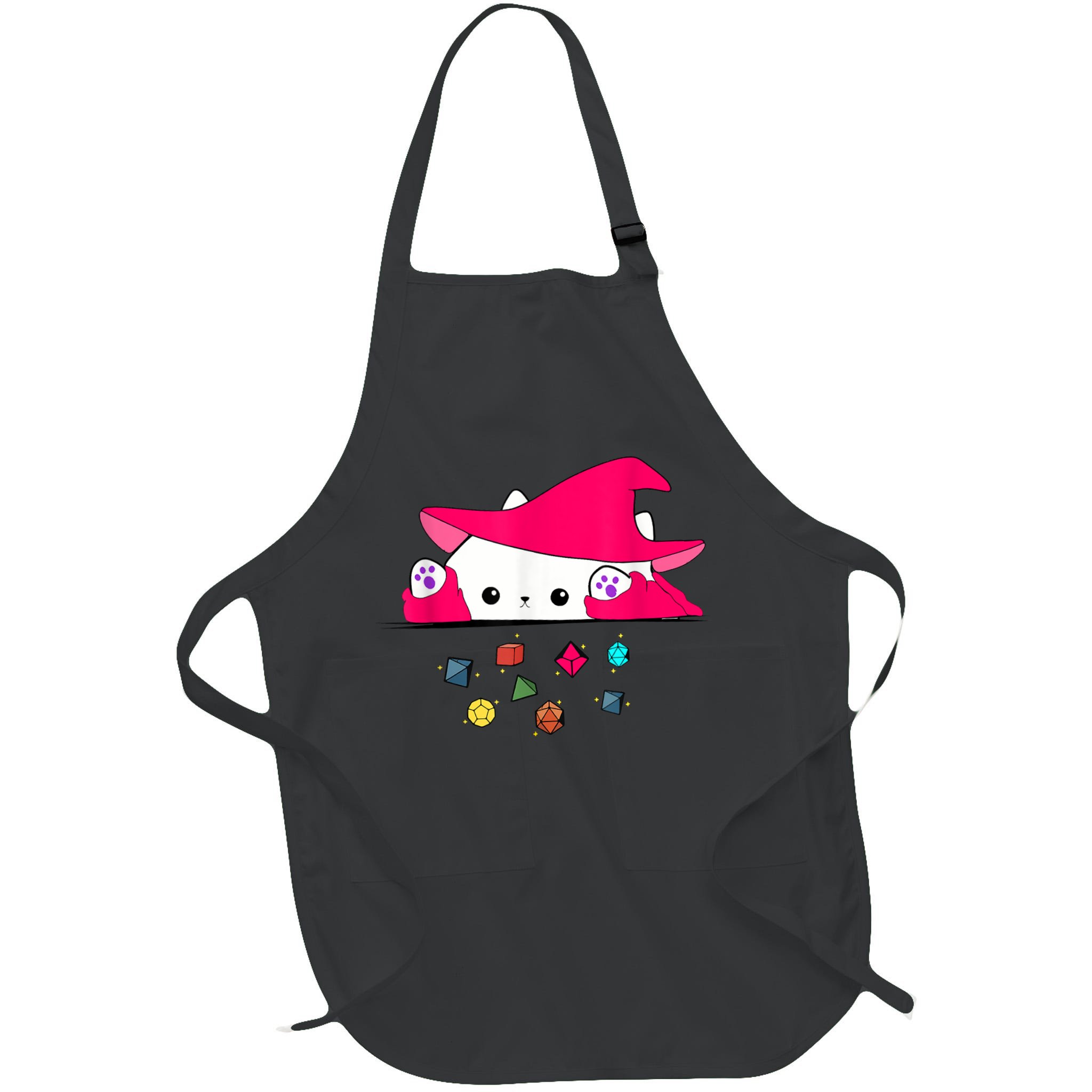 Cat Throwing Dice Tabletop Games Apron