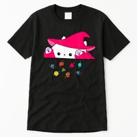 Cat Throwing Dice Tabletop Games Tall T-Shirt