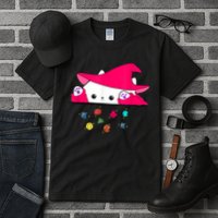 Cat Throwing Dice Tabletop Games Tall T-Shirt
