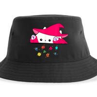 Cat Throwing Dice Tabletop Games Sustainable Bucket Hat