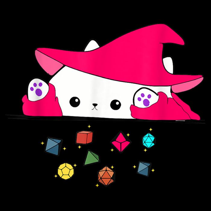 Cat Throwing Dice Tabletop Games Sustainable Bucket Hat