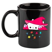 Cat Throwing Dice Tabletop Games 11oz C Handle Ceramic Mug