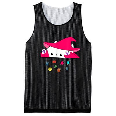 Cat Throwing Dice Tabletop Games Mesh Reversible Basketball Jersey Tank