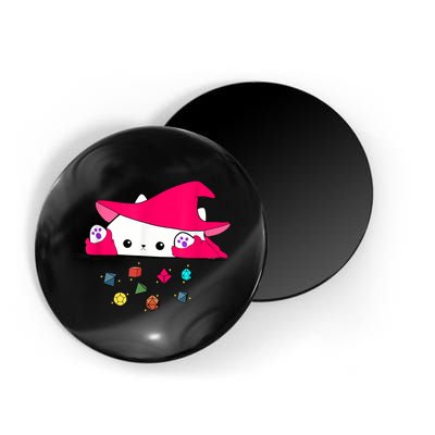 Cat Throwing Dice Tabletop Games Magnet