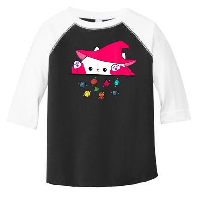 Cat Throwing Dice Tabletop Games Toddler Fine Jersey T-Shirt