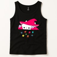 Cat Throwing Dice Tabletop Games Tank Top