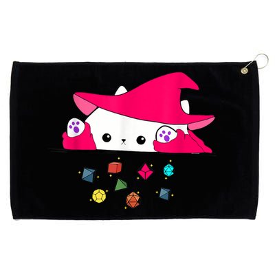 Cat Throwing Dice Tabletop Games Grommeted Golf Towel