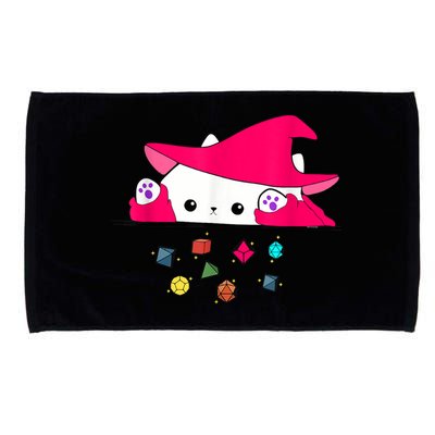 Cat Throwing Dice Tabletop Games Microfiber Hand Towel