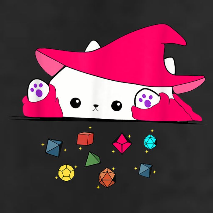 Cat Throwing Dice Tabletop Games Microfiber Hand Towel