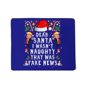 Christmas Trump Dear Santa Fake News Funny Xmas Gift Mousepad