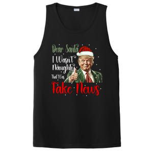 Christmas Trump Dear Santa Fake News Funny Xmas Gift PosiCharge Competitor Tank