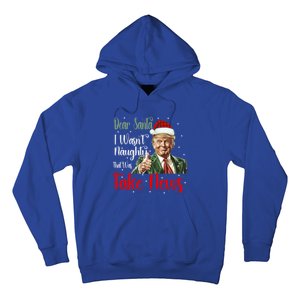 Christmas Trump Dear Santa Fake News Funny Xmas Gift Hoodie