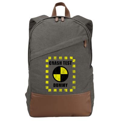 Crash Test Dummy Halloween Costume Funny Cotton Canvas Backpack