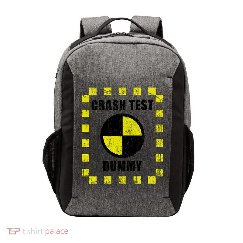 Crash Test Dummy Halloween Costume Funny Vector Backpack
