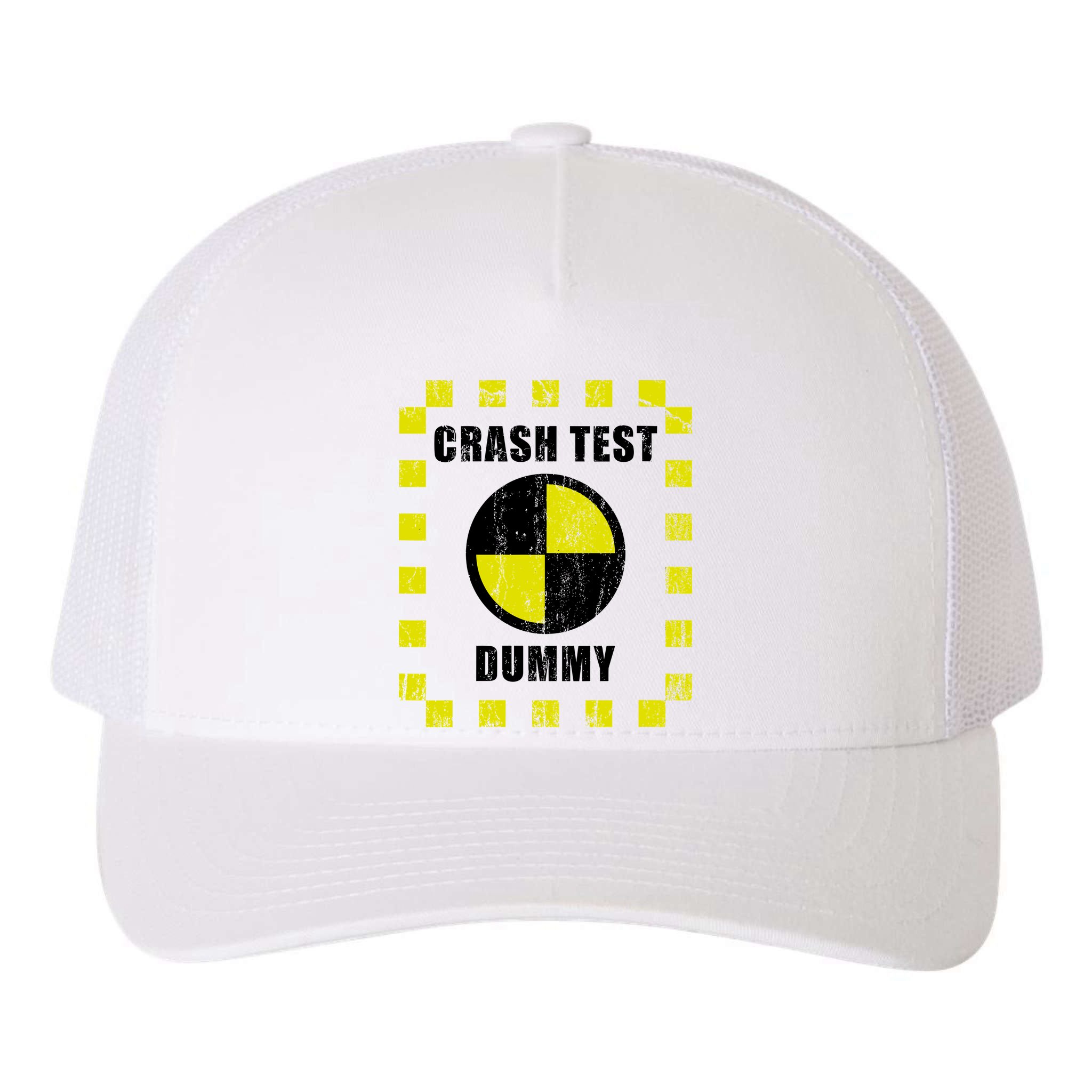 Crash Test Dummy Halloween Costume Funny Yupoong Adult 5-Panel Trucker Hat