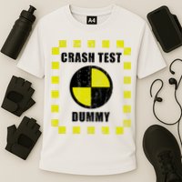 Crash Test Dummy Halloween Costume Funny Cooling Performance Crew T-Shirt
