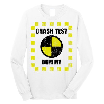 Crash Test Dummy Halloween Costume Funny Long Sleeve Shirt