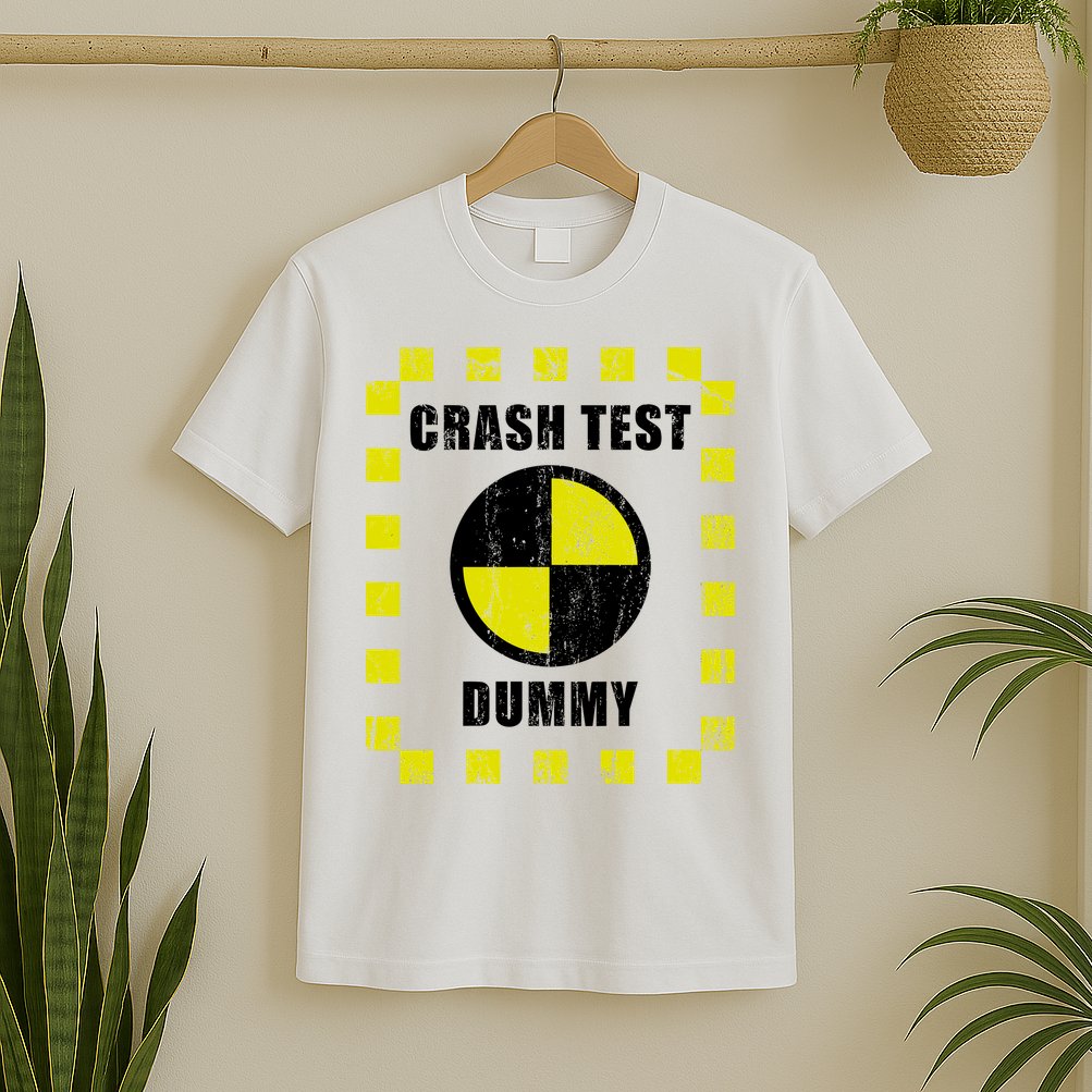 Crash Test Dummy Halloween Costume Funny T-Shirt