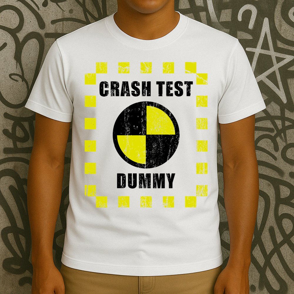 Crash Test Dummy Halloween Costume Funny T-Shirt