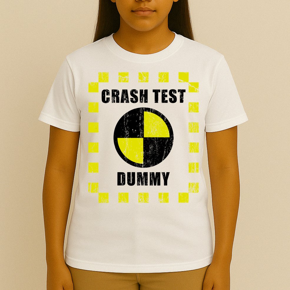 Crash Test Dummy Halloween Costume Funny T-Shirt