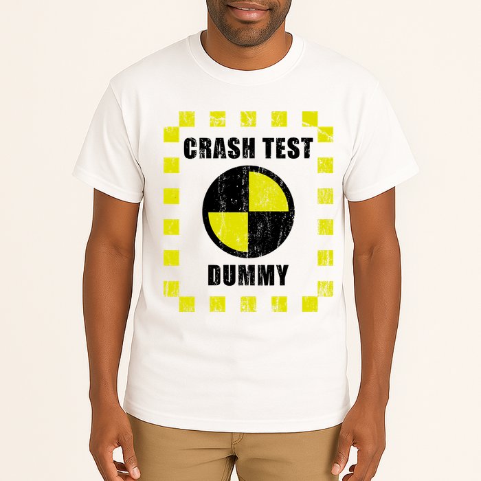 Crash Test Dummy Halloween Costume Funny Tall T-Shirt