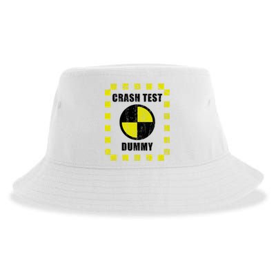 Crash Test Dummy Halloween Costume Funny Sustainable Bucket Hat