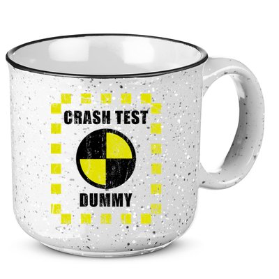Crash Test Dummy Halloween Costume Funny 15oz Campfire Ceramic Mug