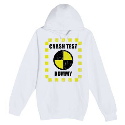 Crash Test Dummy Halloween Costume Funny Premium Pullover Hoodie