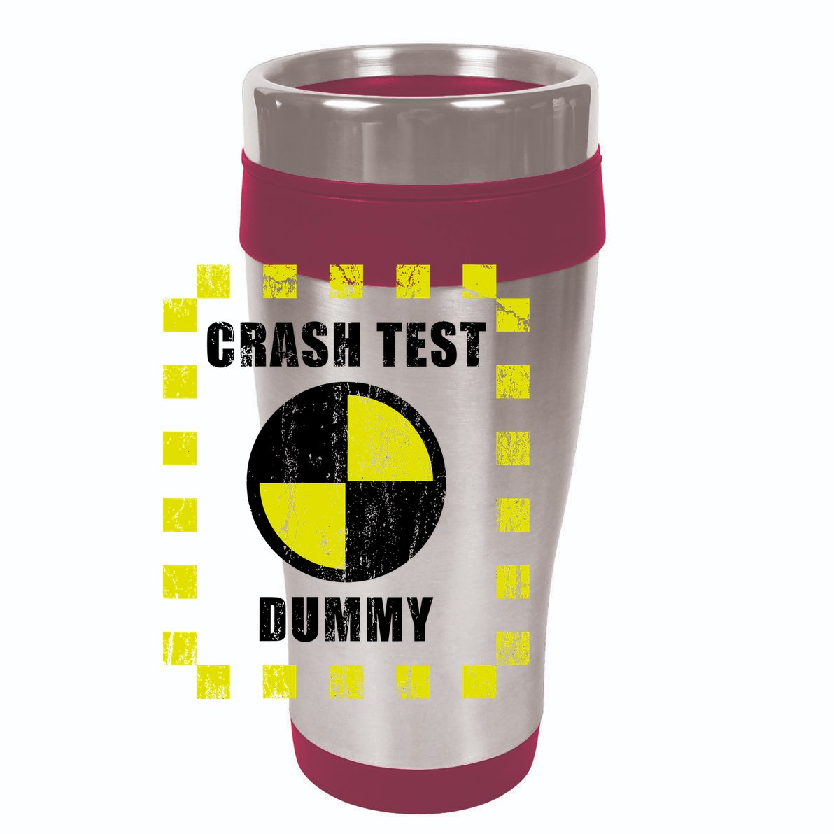 Crash Test Dummy Halloween Costume Funny 12oz Stainless Steel Coffee Mug