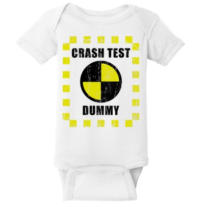 Crash Test Dummy Halloween Costume Funny Baby Bodysuit