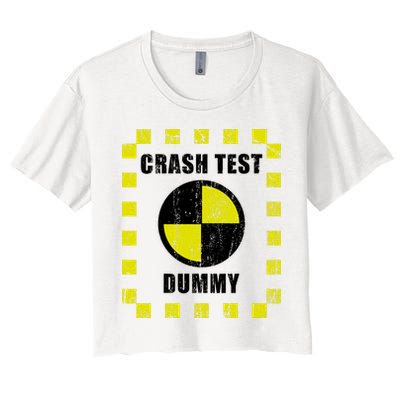 Crash Test Dummy Halloween Costume Funny Crop Top