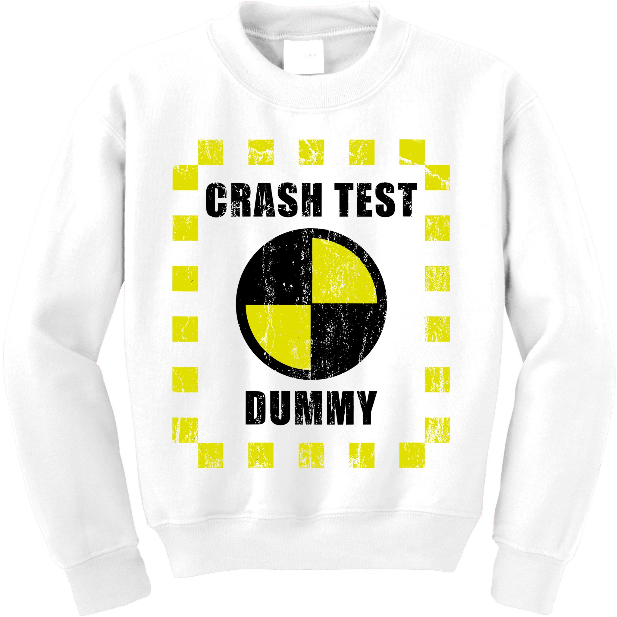 Crash Test Dummy Halloween Costume Funny Kids Sweatshirt