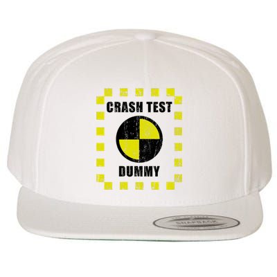 Crash Test Dummy Halloween Costume Funny Wool Snapback Cap