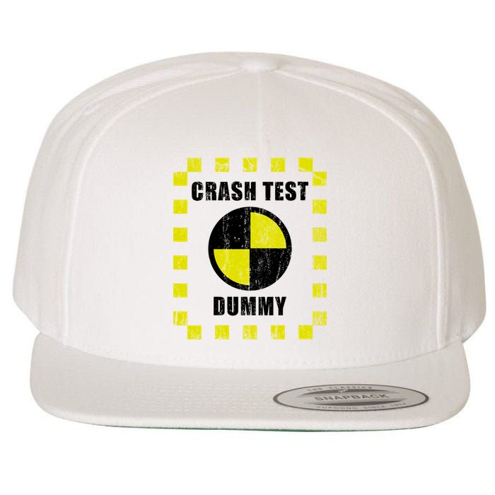 Crash Test Dummy Halloween Costume Funny Wool Snapback Cap
