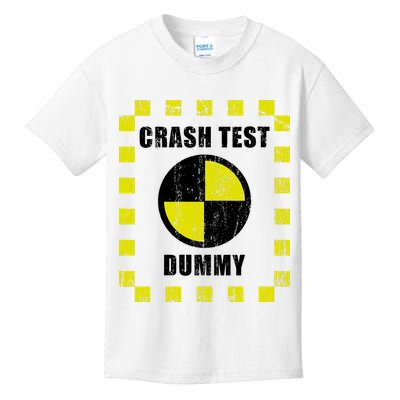 Crash Test Dummy Halloween Costume Funny Kids T-Shirt