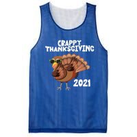 Crappy Thanksgiving Dabbing Turkey Gift Mesh Reversible Basketball Jersey Tank