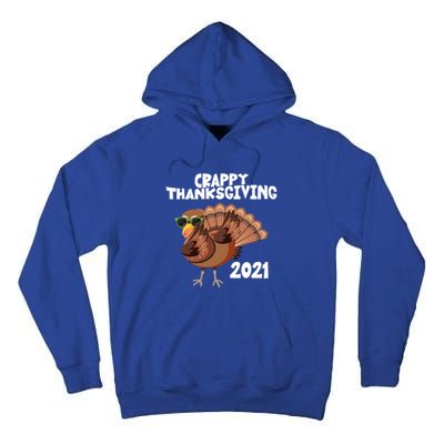 Crappy Thanksgiving Dabbing Turkey Gift Tall Hoodie