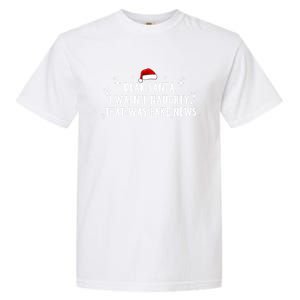 Christmas Trump Dear Santa Fake News Funny Xmas Gift Garment-Dyed Heavyweight T-Shirt